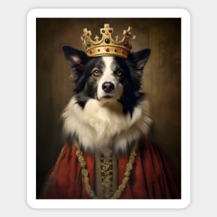 Border Collie The King Sticker